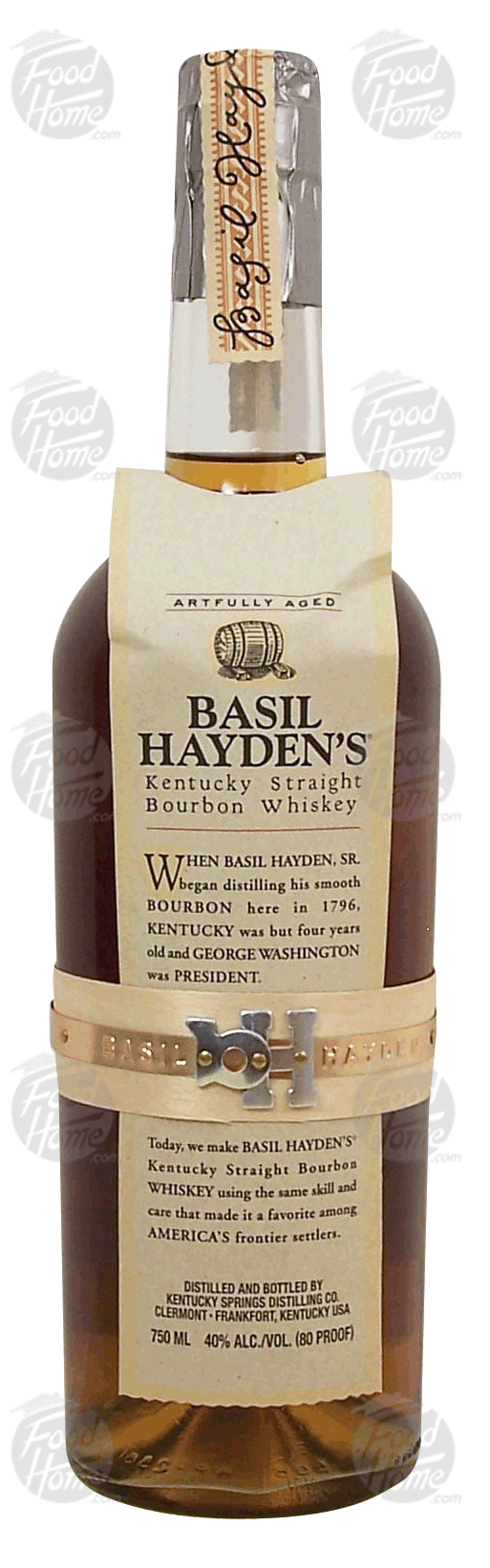 Basil Hayden's  Kentucky straight bourbon whiskey, 40% alc. by vol. Full-Size Picture